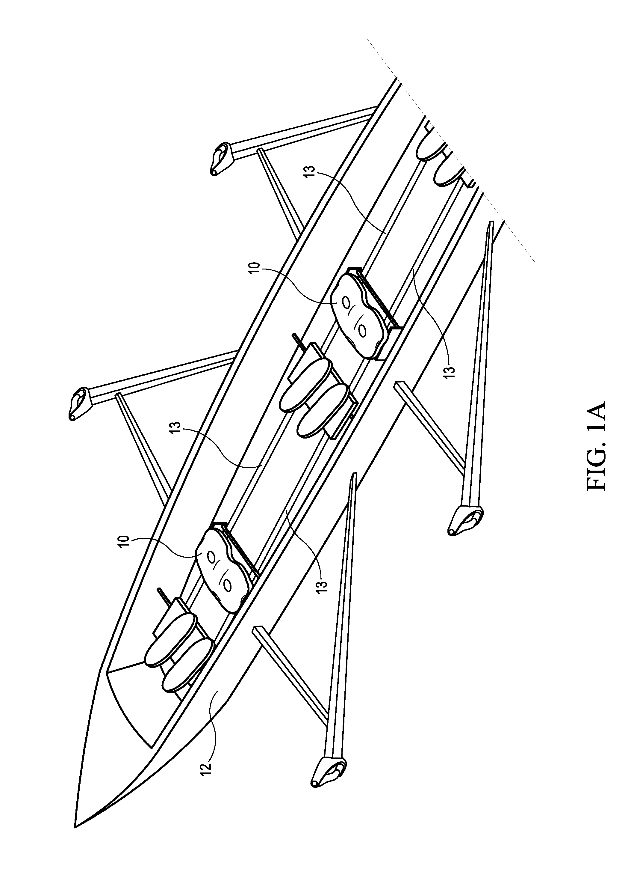 Device for capturing, transmitting, and displaying individual rower data