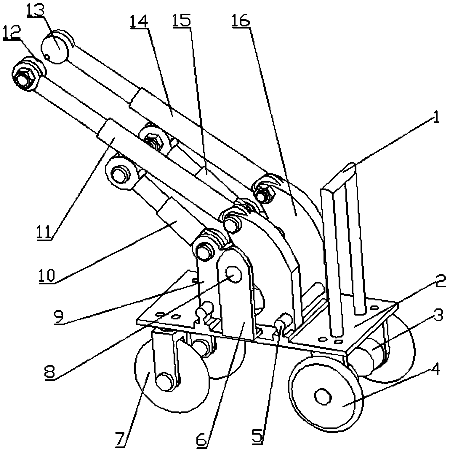 Machine tool main shaft transport device