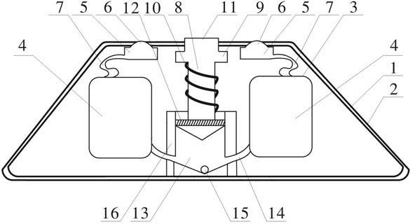 Hypodermic implantation type medicine feeder