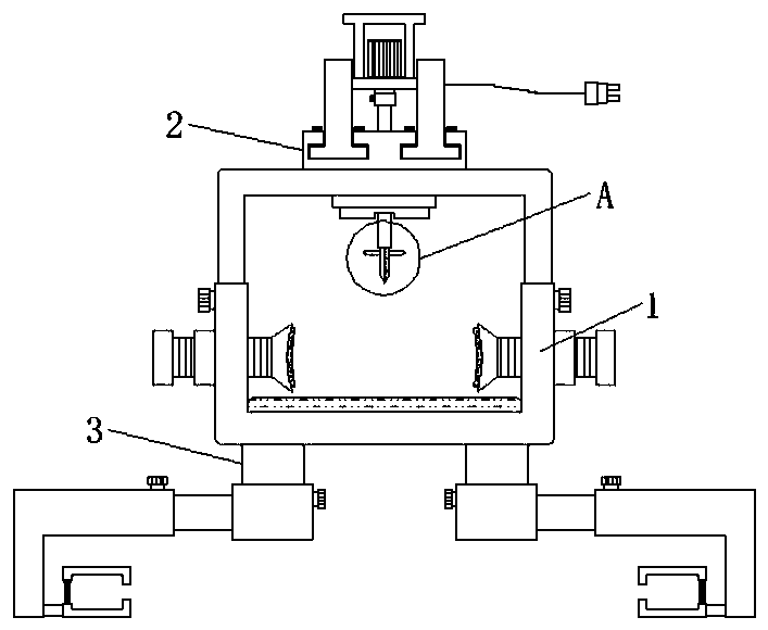 Orthopedic positioned drilling apparatus and usage method thereof