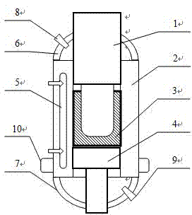 Isothermal extrusion production method of refractory metal rotating target material