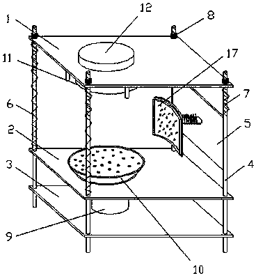 Hard flesh jackfruit peeling device