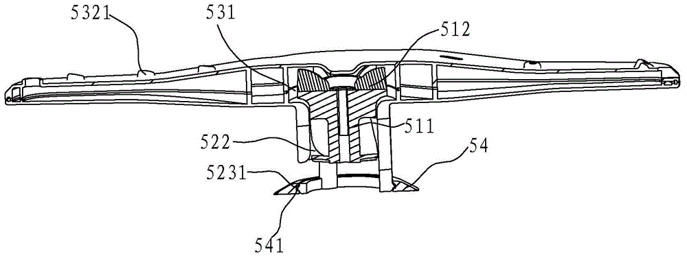 Open type water pump and application thereof