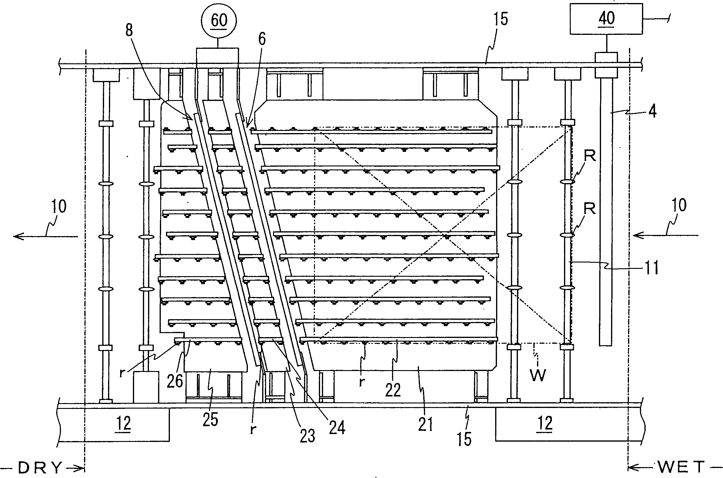 Substrate treating device