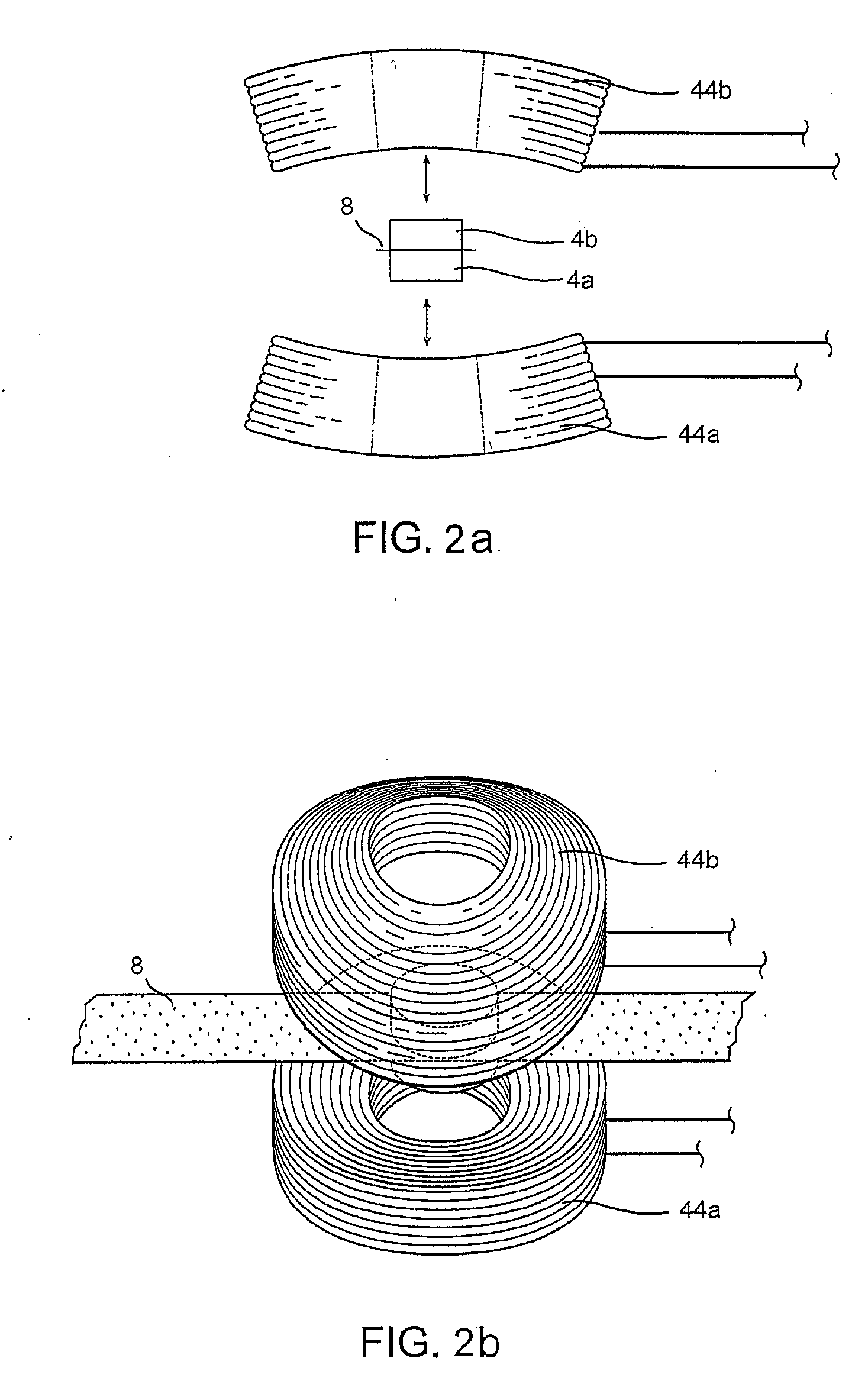 Fluid-induced energy converter with curved parts