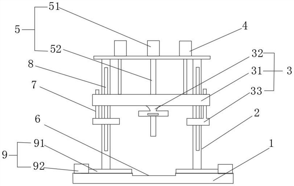 Sleeve pressing device for ceramic carrier roller