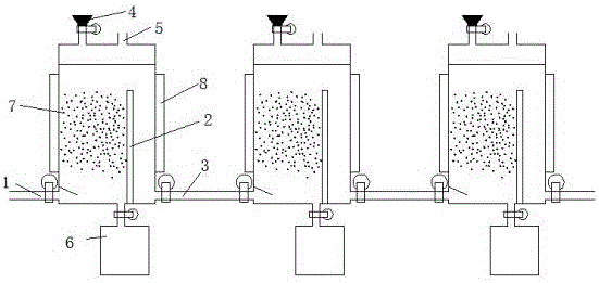 Combined sewage treatment unit and use method thereof