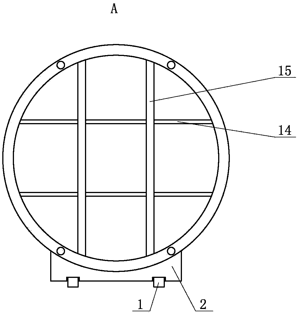 Overall installing device and installing method for extra-large shield launching hole door sealing steel ring