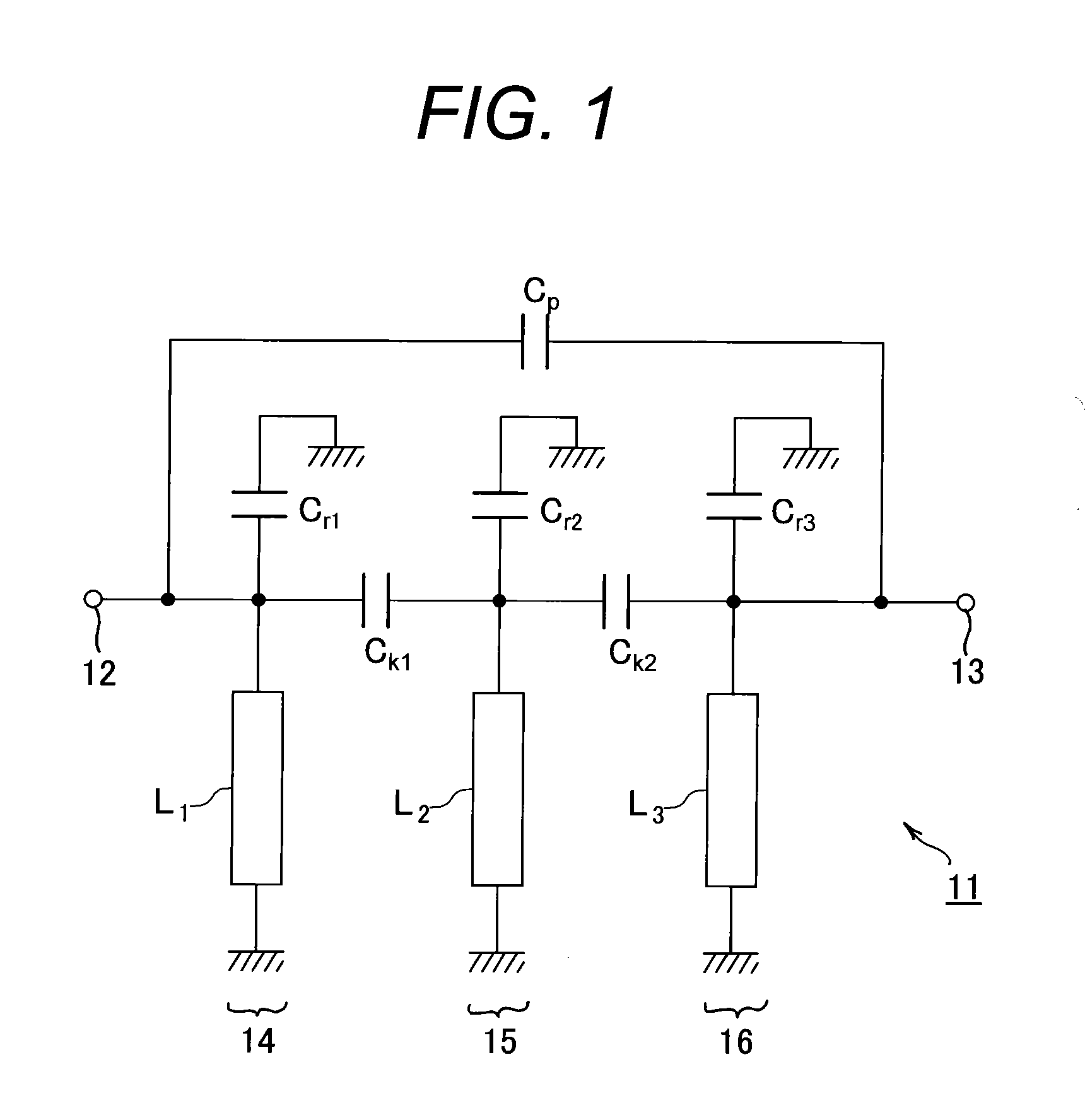 Band-pass filter module and module substrate