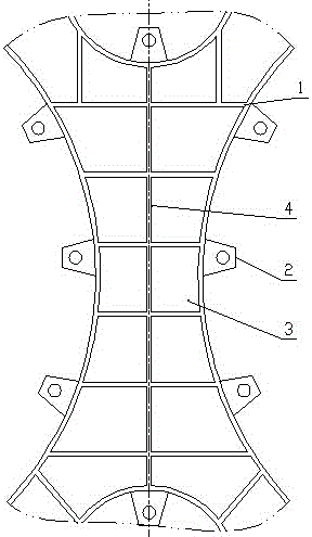 High-efficiency CNC machining process of titanium alloy thin-walled web for aircraft wing