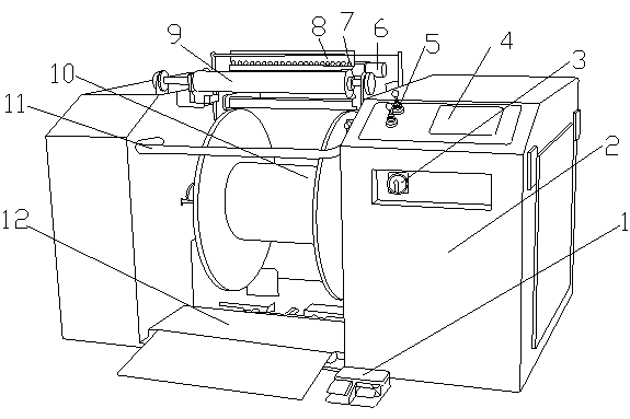 Yarn tension adjusting device of warp knitting machine