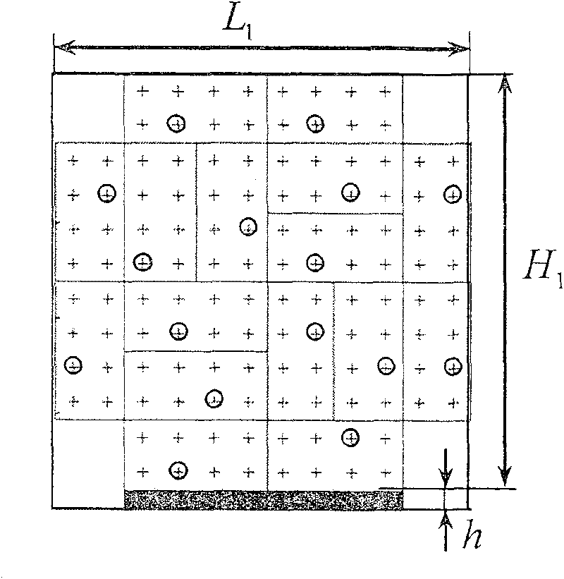 Moving body acoustic field measuring method based on random microphone array