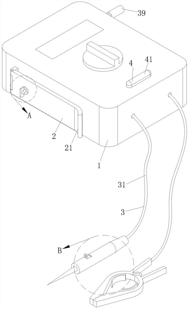 Current device convenient for circuit detection