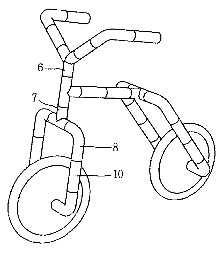 Block for building a toy