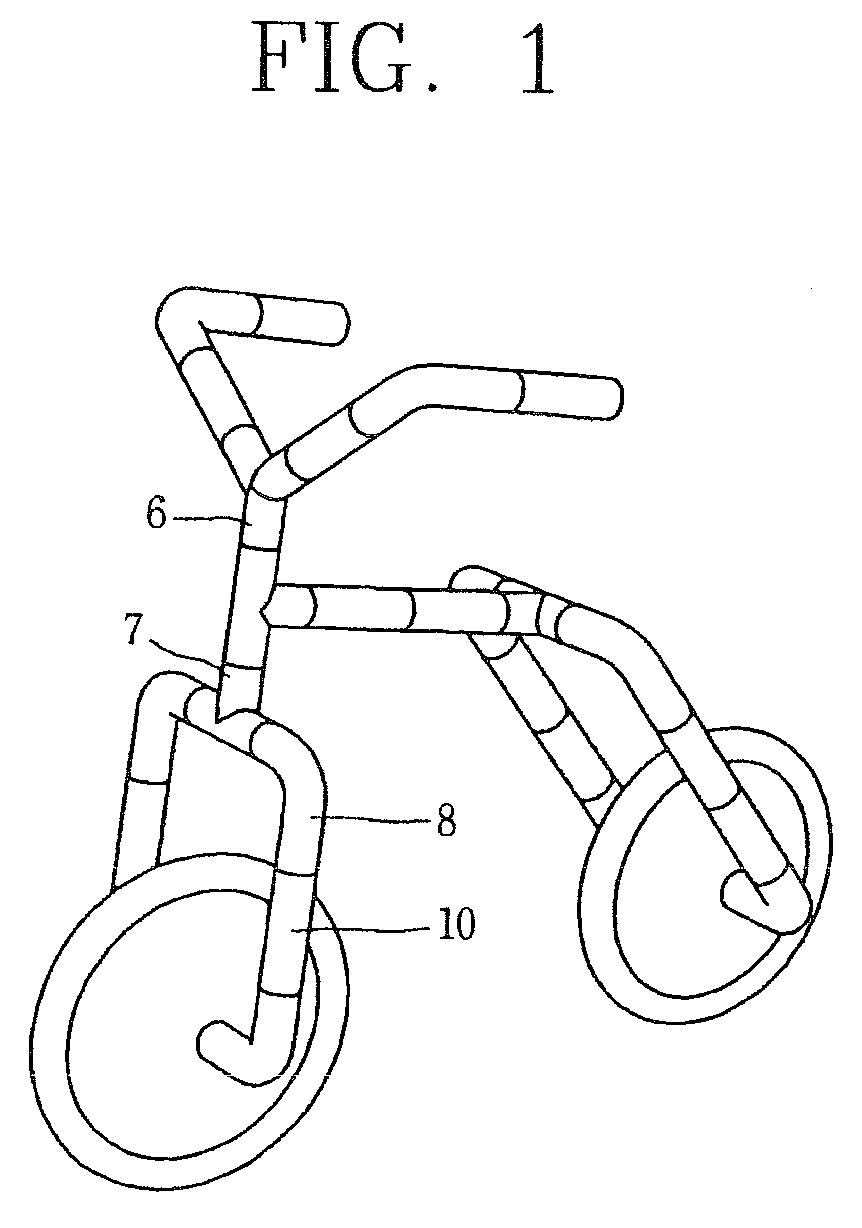 Block for building a toy