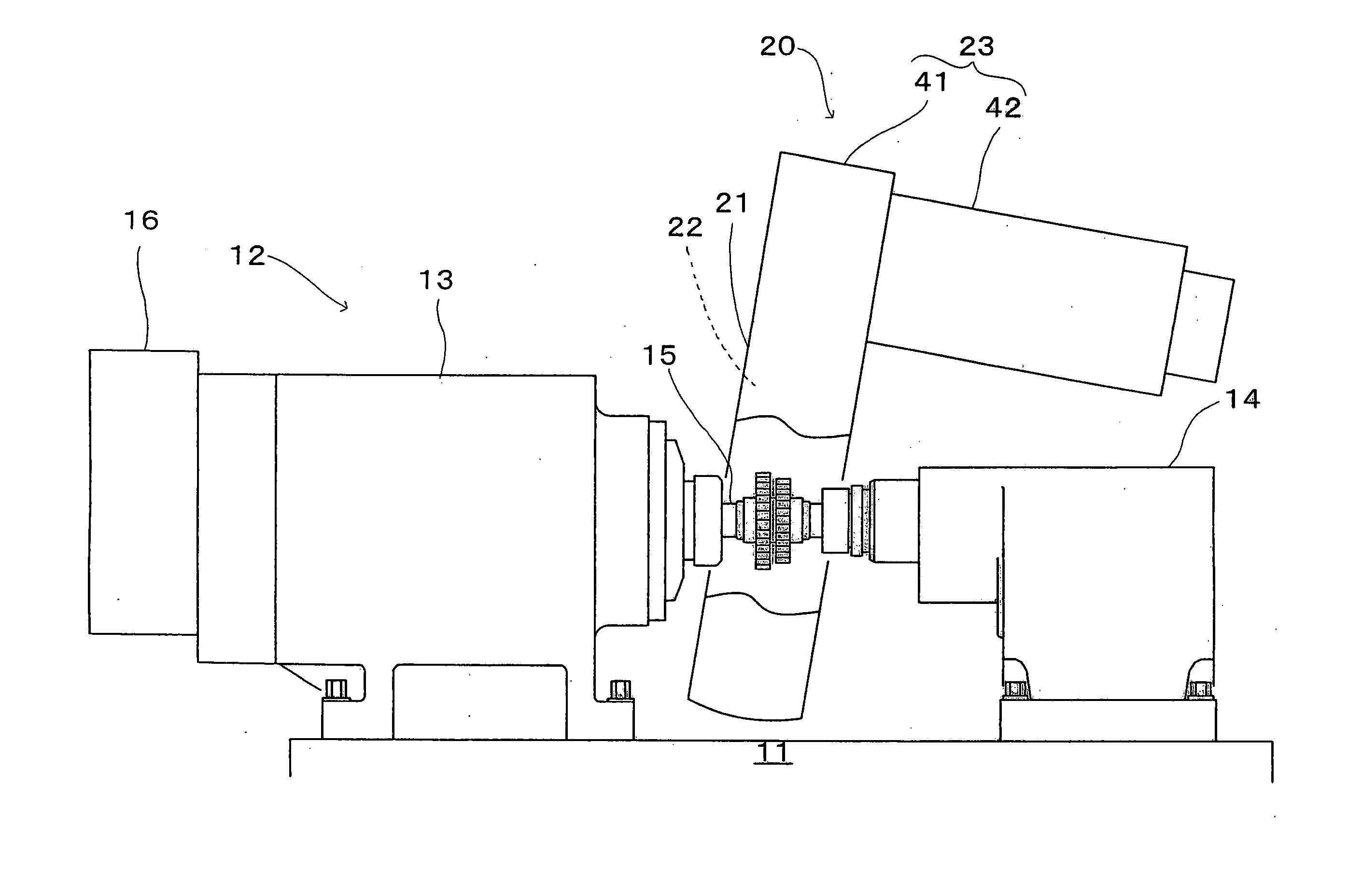 Finishing wheel holding mechanism for gear finishing apparatus