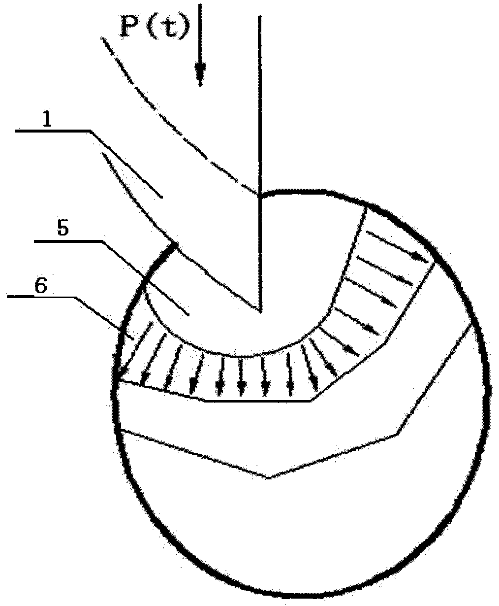 Large-diameter cobble and boulder splitting and crushing method of shield heavy tearing knife