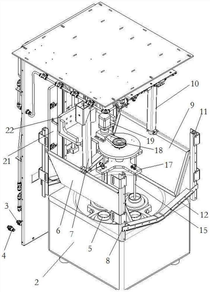 An automatic centrifugal pretreatment device and method for water quality detection