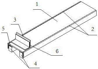 Movable-type pultruded profile clamping tool