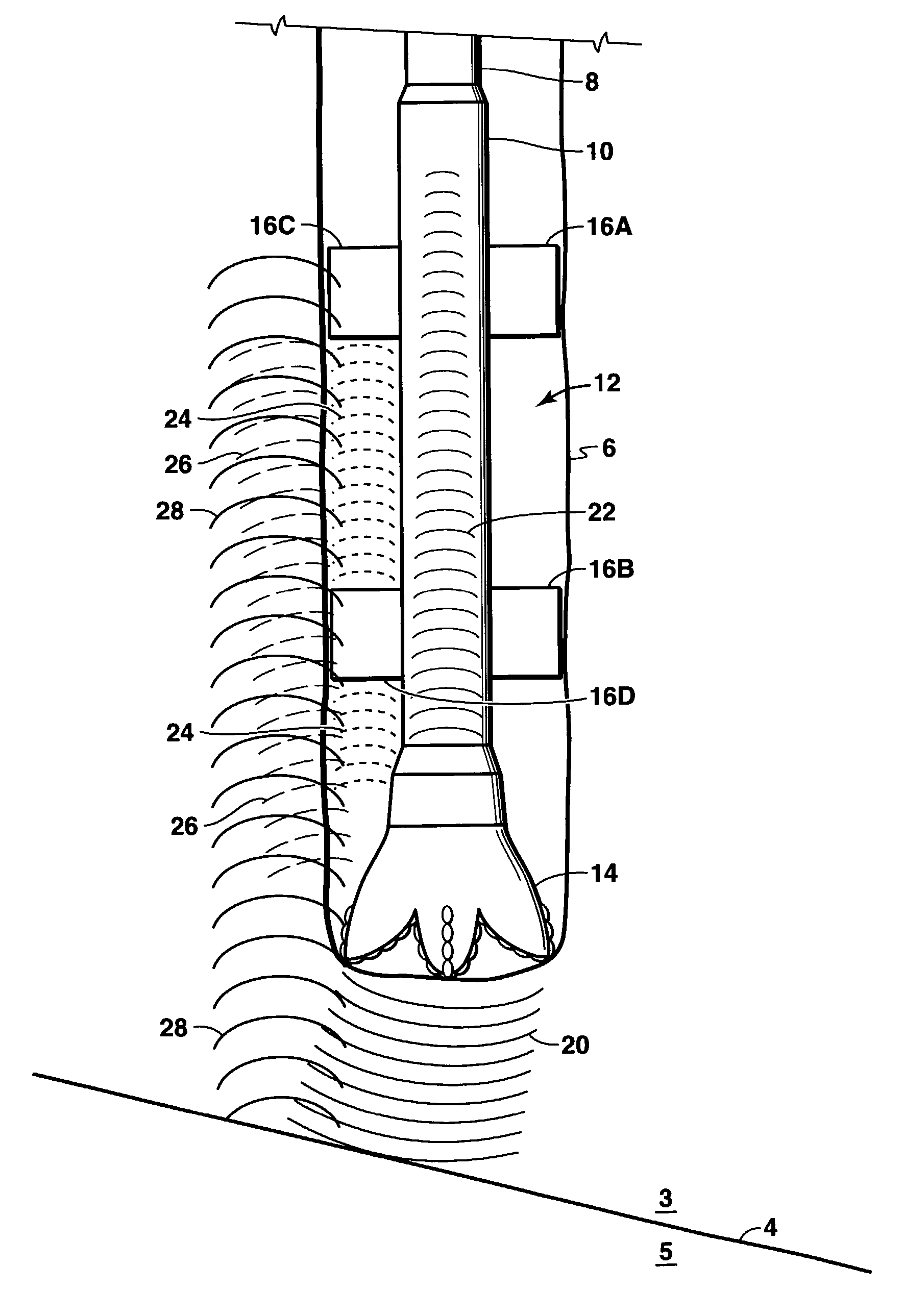 Method for borehole measurement of formation properties
