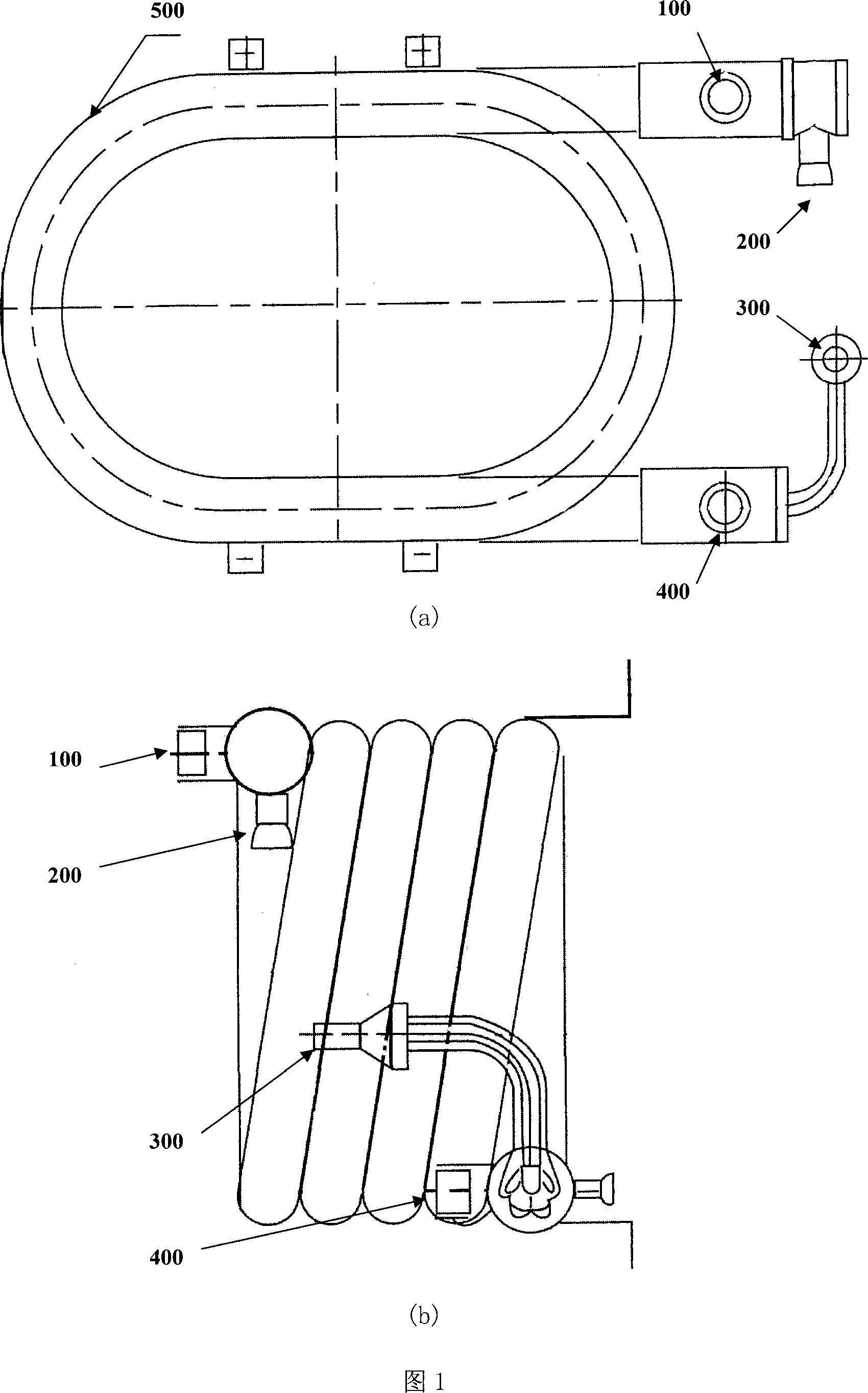 Gas-liquid separation type sleeve evaporator