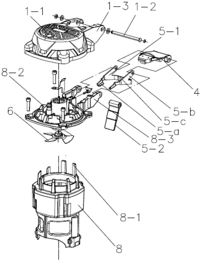 Fuel input actuating device and fuel gas power tool with same