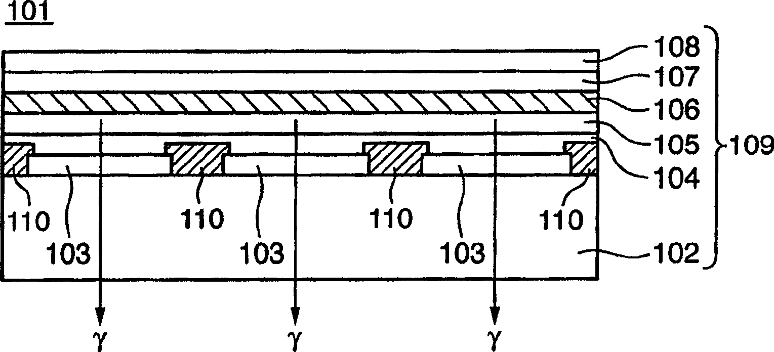 Display device with image pickup device