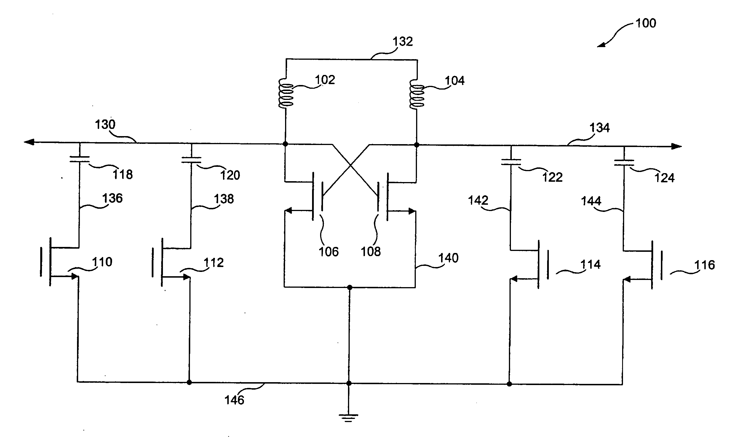 Apparatus and method for reducing parasitic capacitance in a semiconductor device