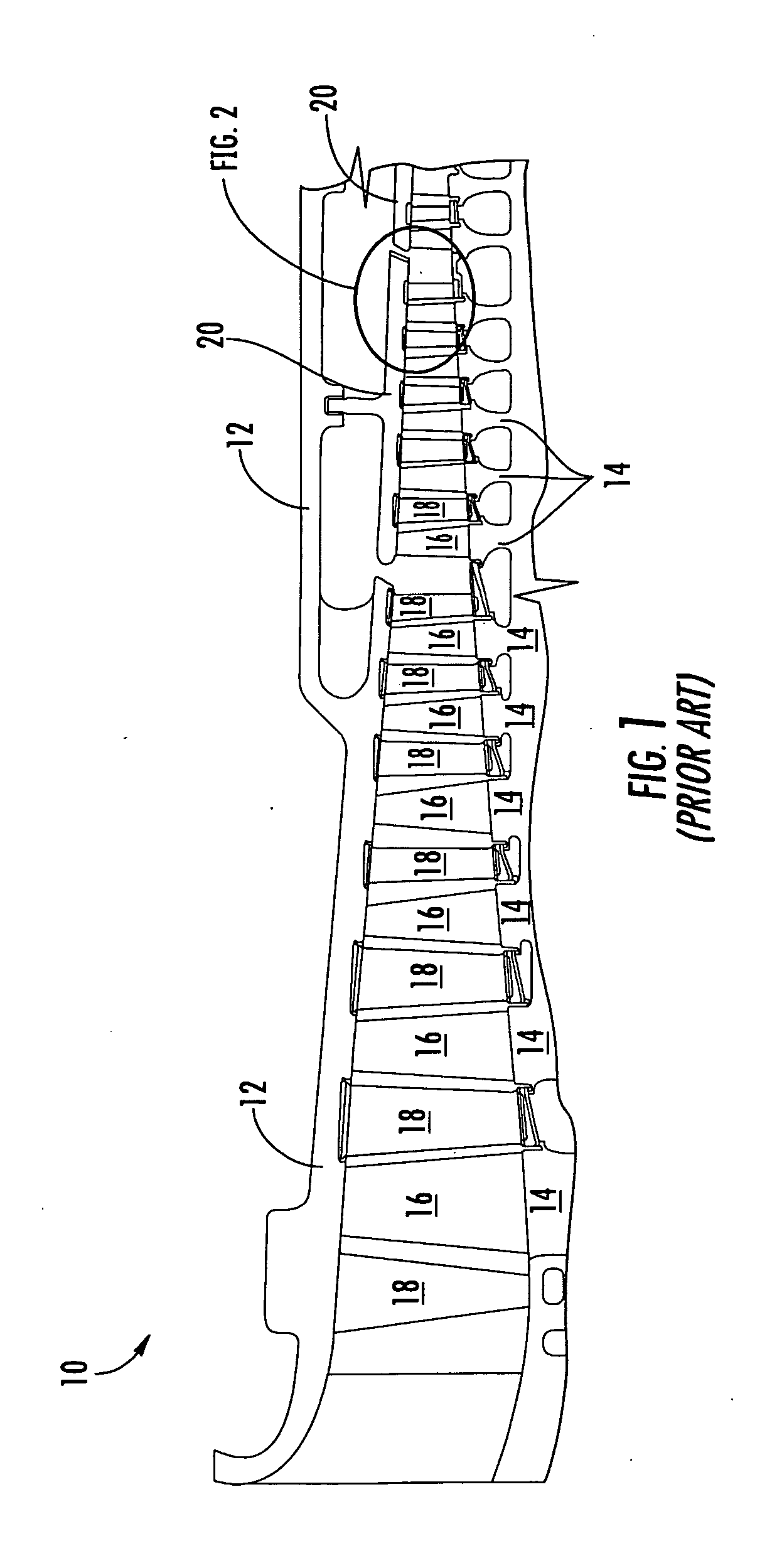 System for actively controlling compressor clearances