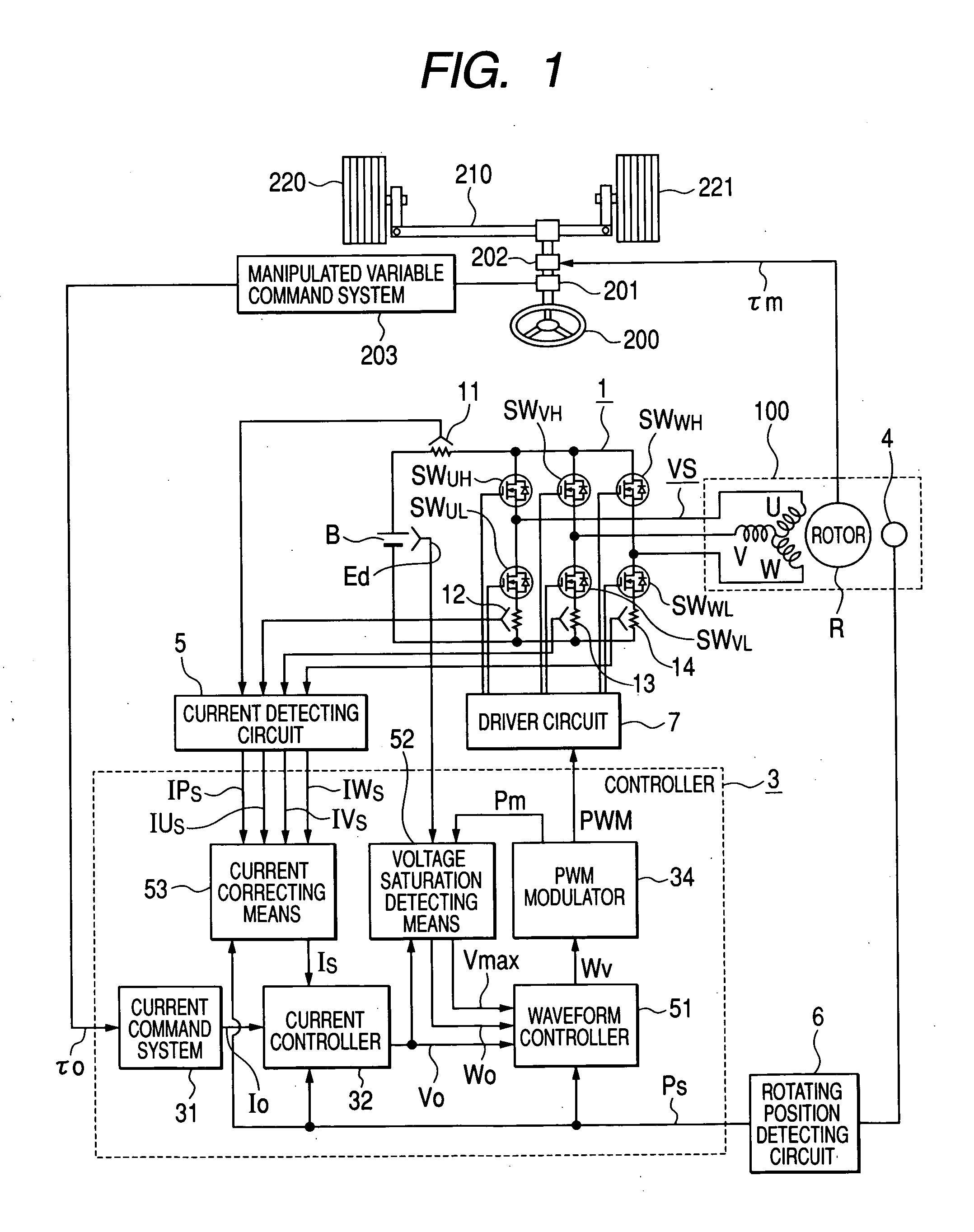 Motor drive apparatus, electric actuator and electric power steering apparatus