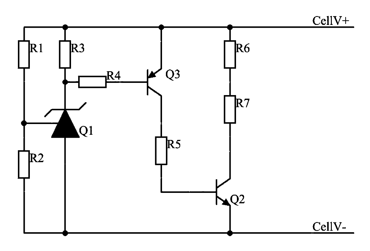 Low-voltage lithium battery pack battery management system