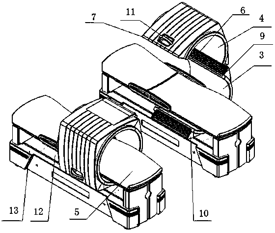 Open able electromagnetic field treatment system and method for using same