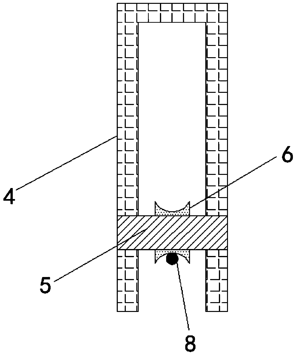 Reinforcing steel bar auxiliary carrying device for construction site