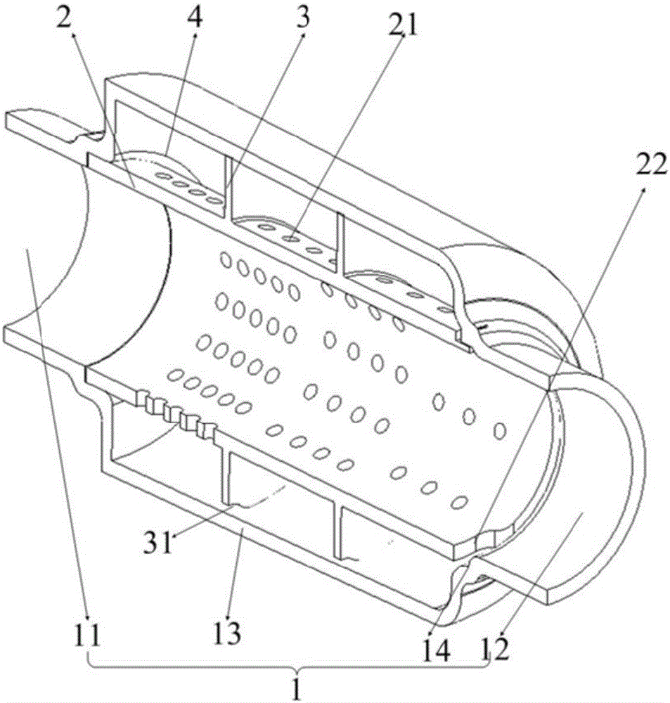 Noise abatement device of engine air inlet system