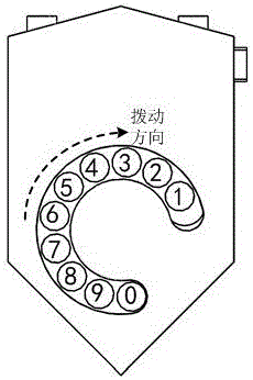Rotary dial type self-generating combination lock