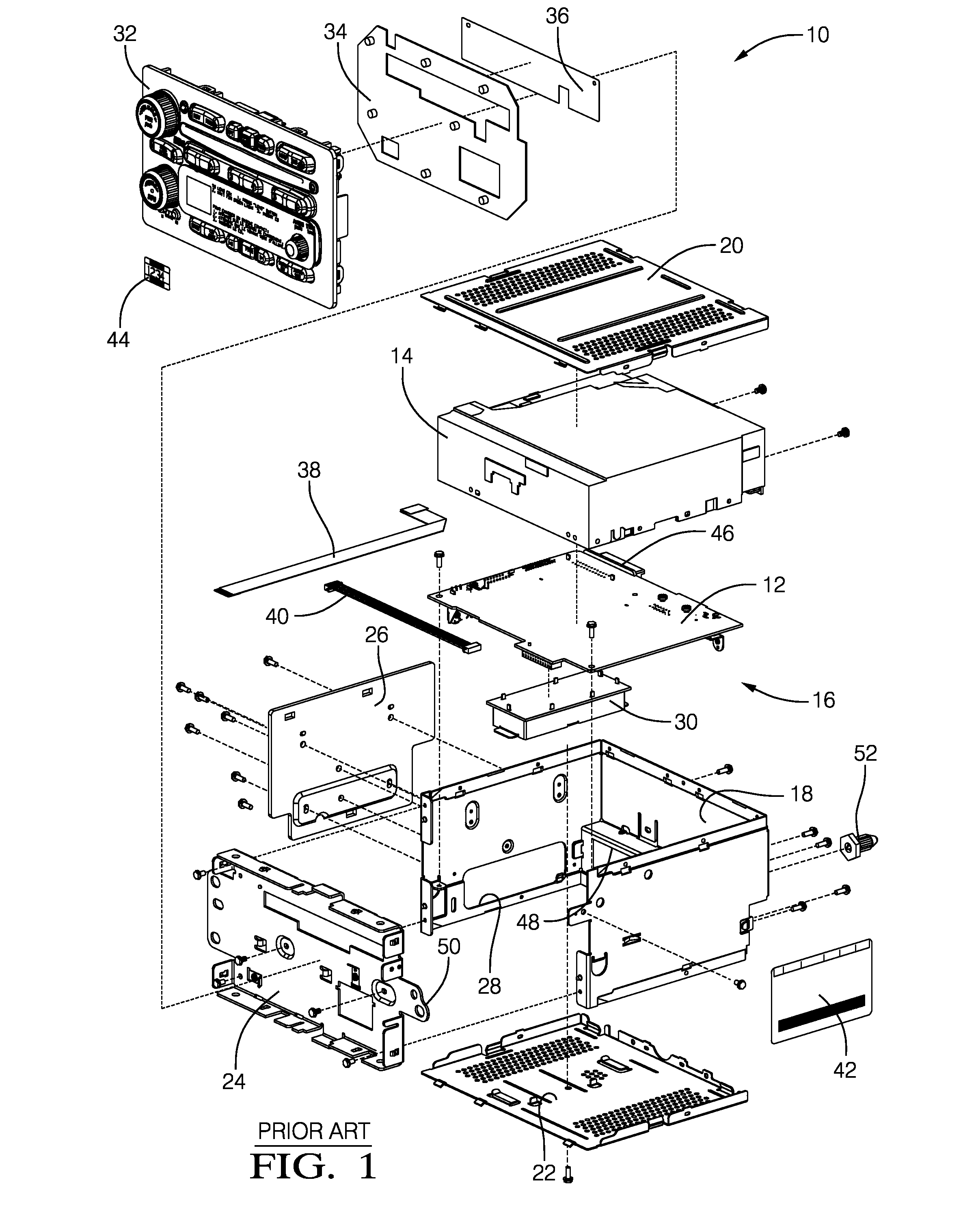 Lightweight electrical assembly with enhanced electromagnetic shielding
