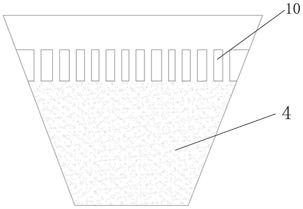 A boxed fresh-keeping box for fresh flowers