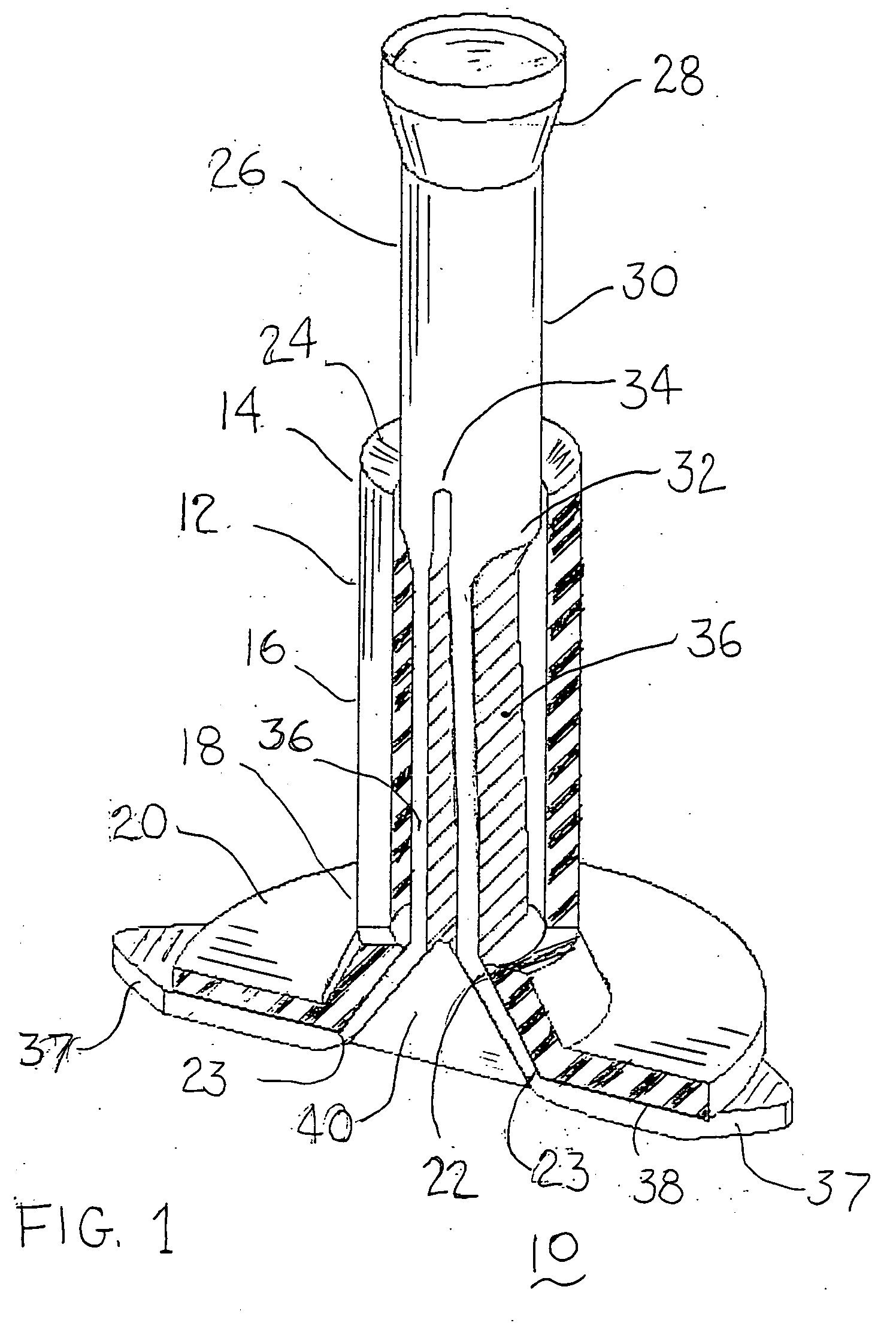 Adjustable golf tee