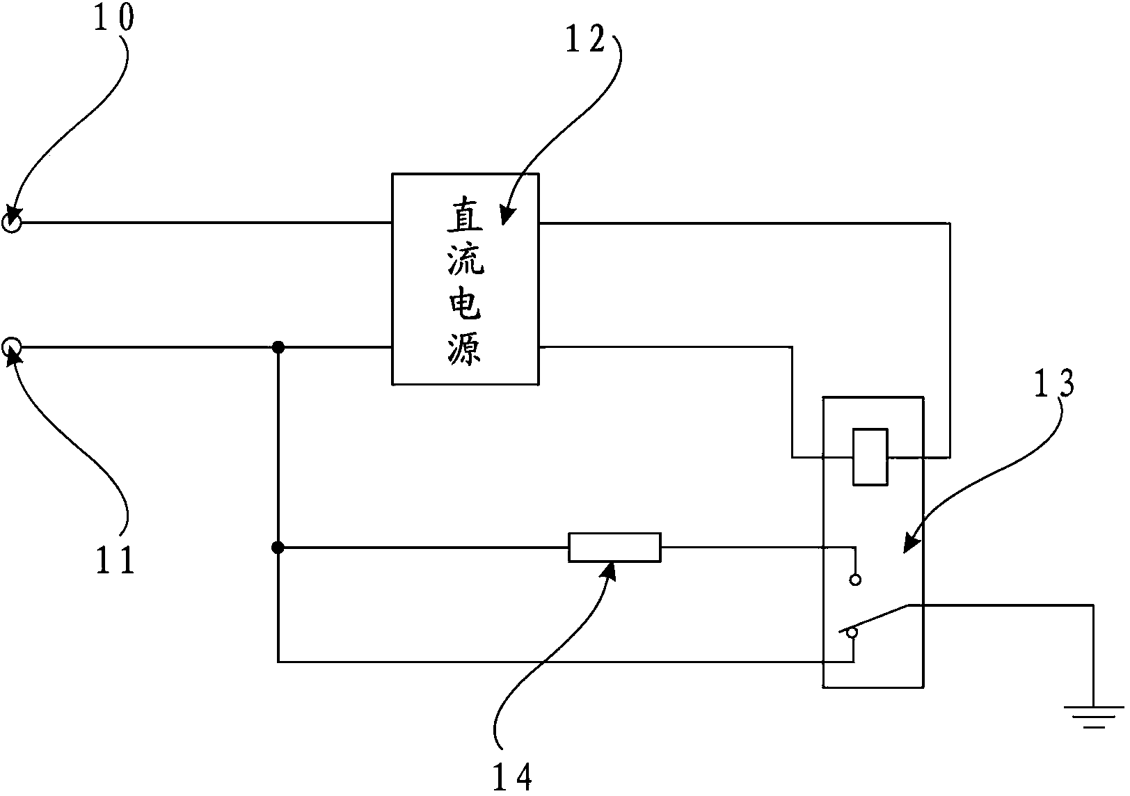 Solar cell grounding device and method