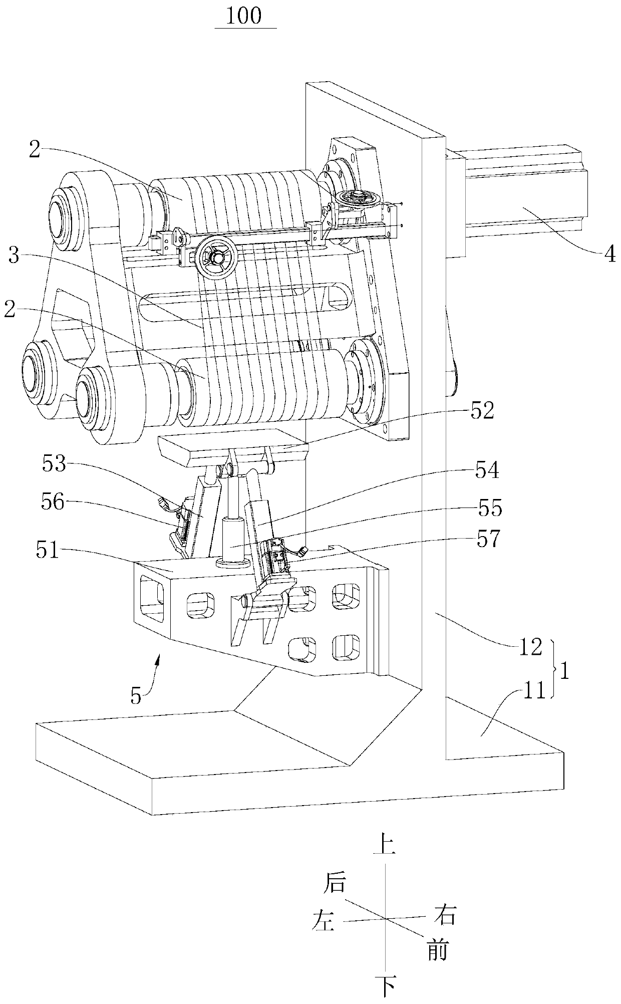 A multi-wire cutting machine capable of swing cutting