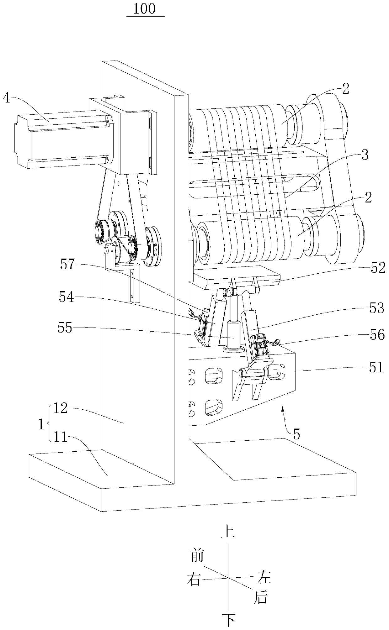 A multi-wire cutting machine capable of swing cutting