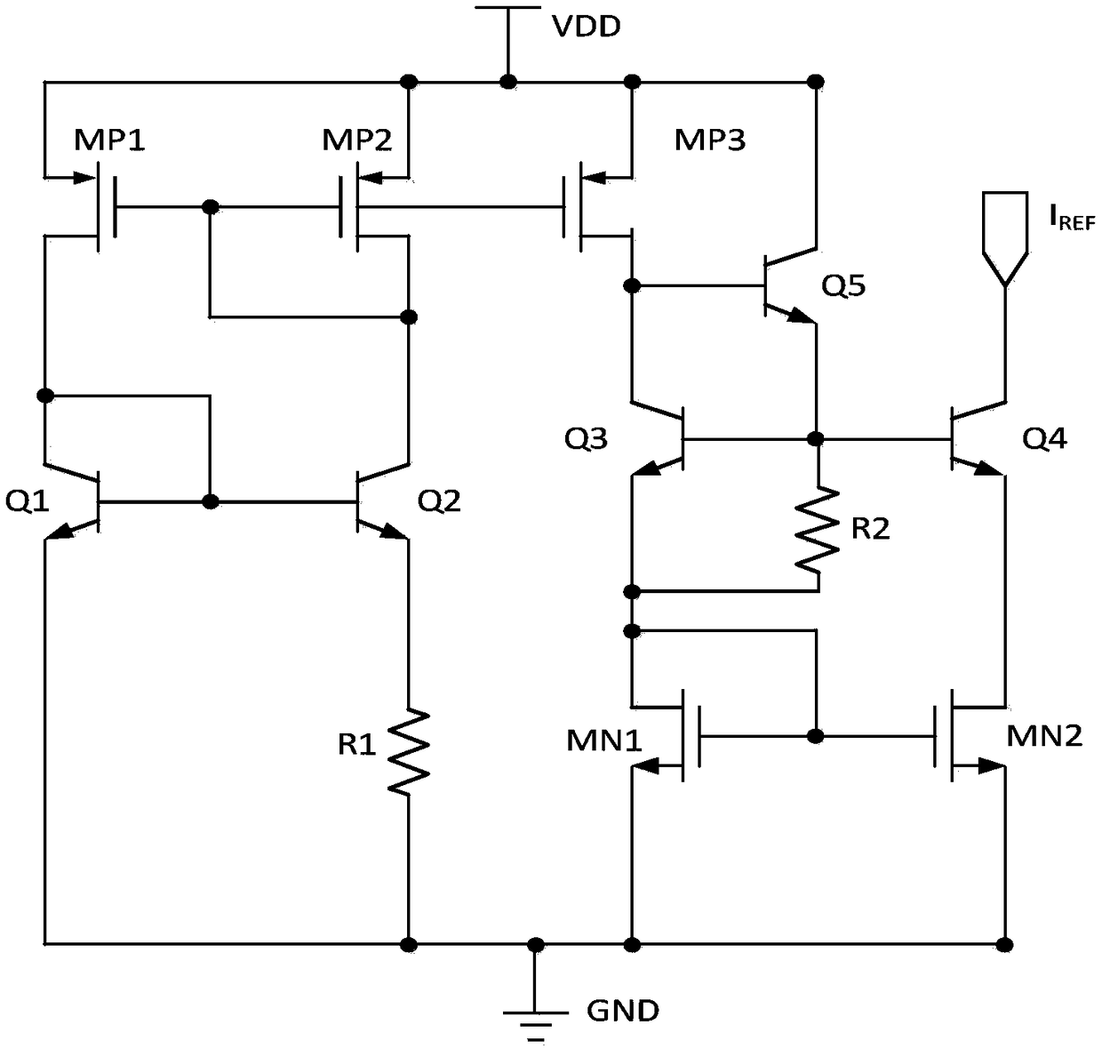 High-precision current reference circuit