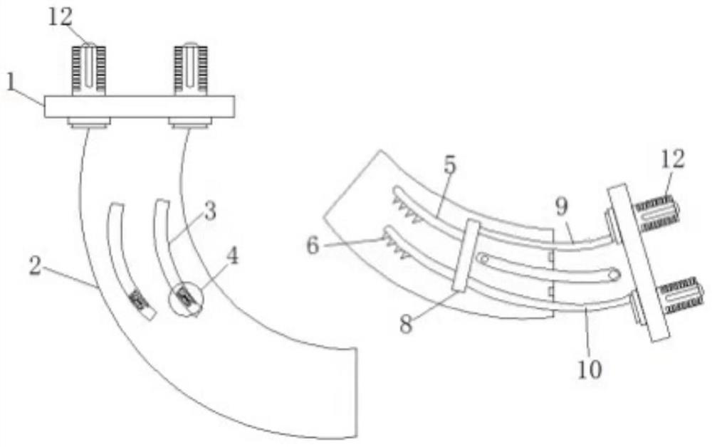 A bridge hinge for up and down turning cabinet doors