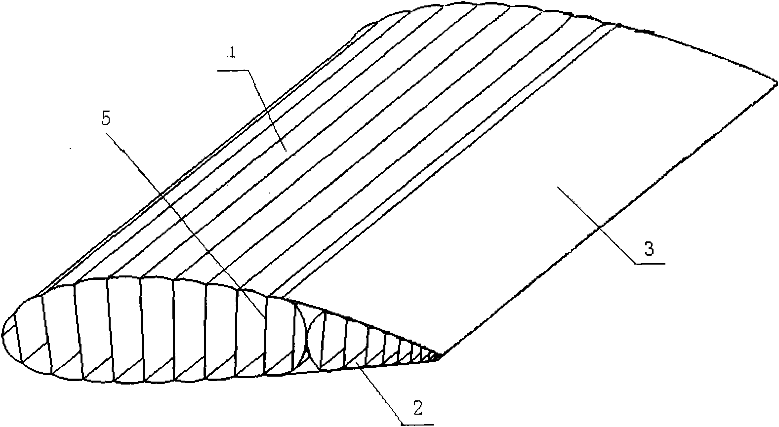 Inflatable wing with controllable sway trailing edge