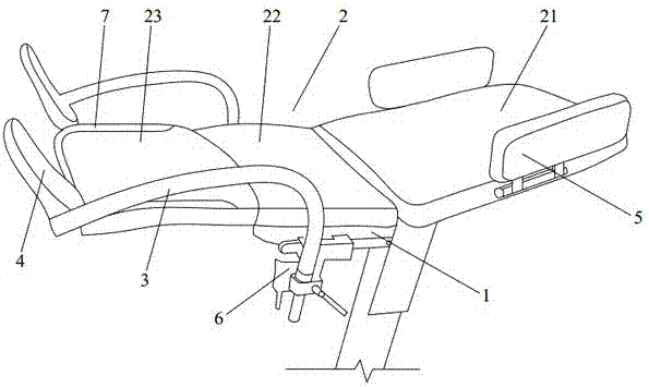 A bed for shoulder dystocia