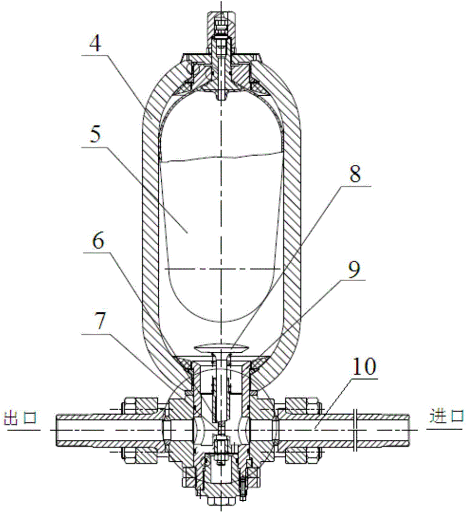 Low-pulsation series capsule type buffer