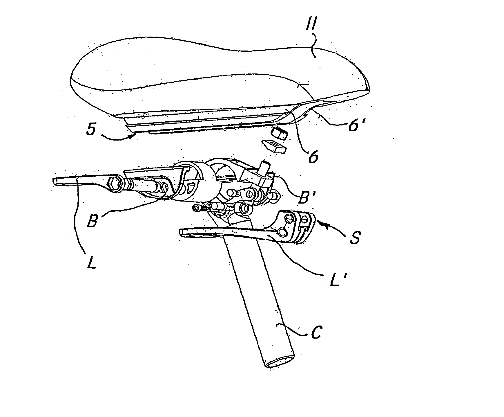 Seat Structure, Particularly for Cycle and Human Body Support Frames