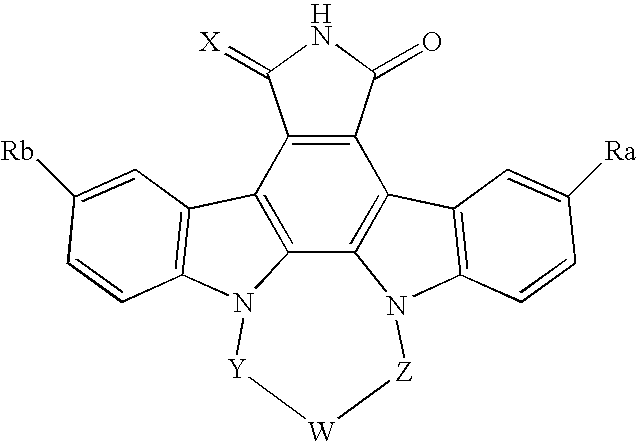 Substituted indolo[2,3-a]pyrrolo[3,4-c]carbazole compounds useful in treating kinase disorders