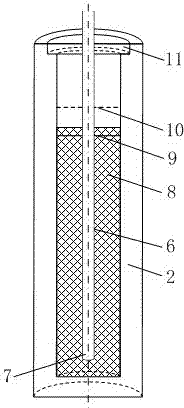 Cooling device for dish-type solar concentrating photovoltaic cell panel
