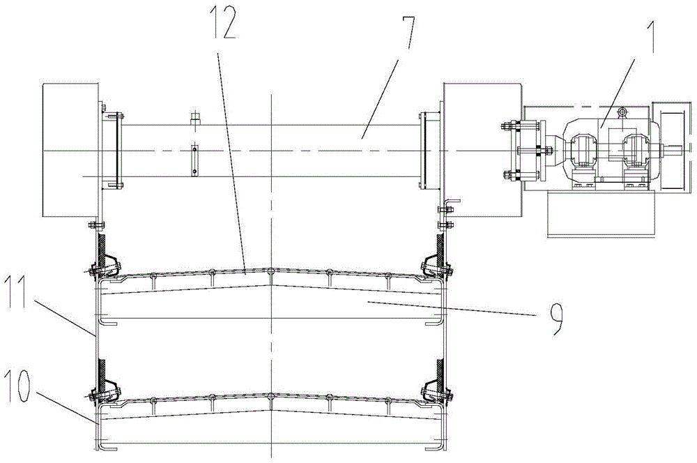 An elliptical linear vibrating screen